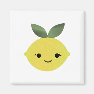 Niedlich Kawaii Lemon Magnet