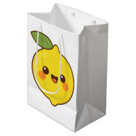 Niedlich Kawaii Lemon Mittlere Geschenktüte