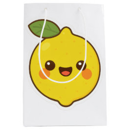 Niedlich Kawaii Lemon Mittlere Geschenktüte