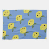 Niedlich Kawaii Lemon Muster Geschirrtuch (Horizontal)