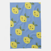 Niedlich Kawaii Lemon Muster Geschirrtuch (Vertikal)