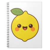 Niedlich Kawaii Lemon Notizblock (Vorderseite)