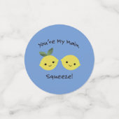 Niedlich Kawaii Lemons Konfetti (Klein Vorderseite)