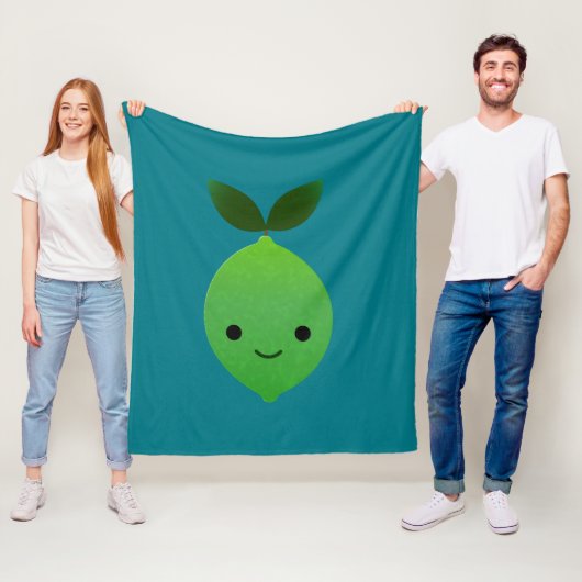 Niedlich Kawaii Limon Fleecedecke (Beispiel)