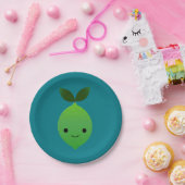 Niedlich Kawaii Limon Pappteller (Party)