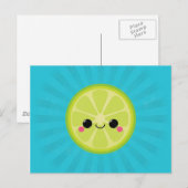 Niedlich Kawaii Limon Postkarte (Vorne/Hinten)