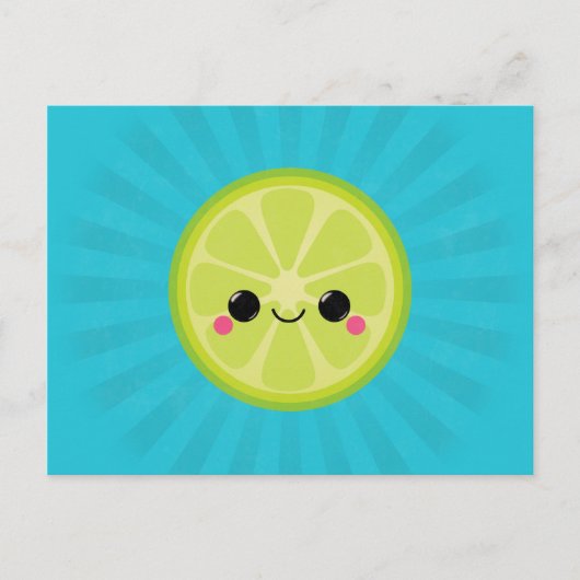 Niedlich Kawaii Limon Postkarte (Vorderseite)