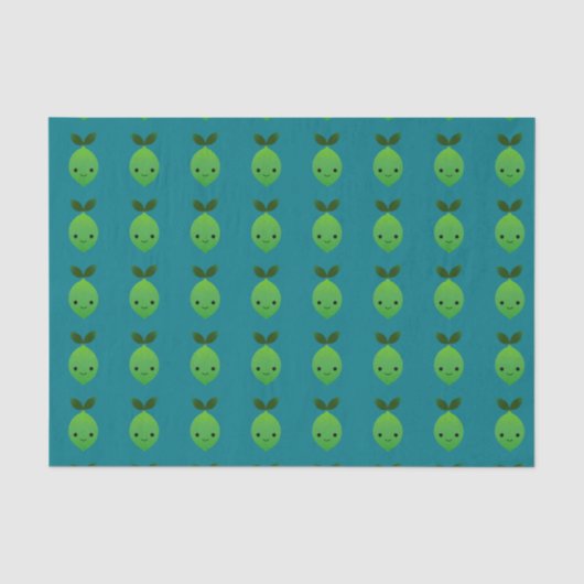 Niedlich Kawaii Limon Seidenpapier (Vorderseite)