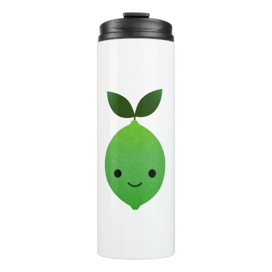 Niedlich Kawaii Limon Thermosbecher (Vorderseite)