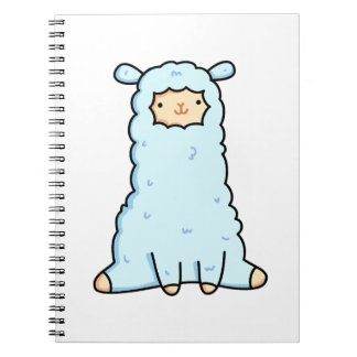 Niedlich Kawaii Llama Notizblock