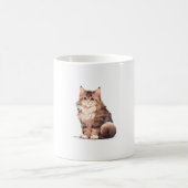 Niedlich Kawaii Maine Coon Big Cat Kaffeetasse (Mittel)