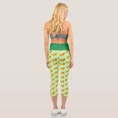 Niedlich Kawaii Mango Capri Leggings (Rückseite)