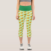 Niedlich Kawaii Mango Capri Leggings (Vorderseite)