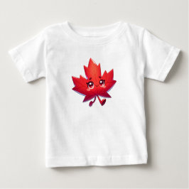 Niedlich Kawaii Maple Leaf | Kanada Baby T-shirt