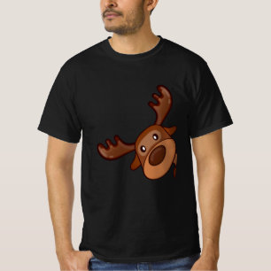 Niedlich Kawaii Moose Elk Deer Funny Alaska Moose T-Shirt