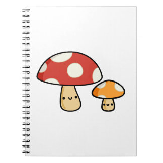 Niedlich Kawaii Mushroom Notizblock