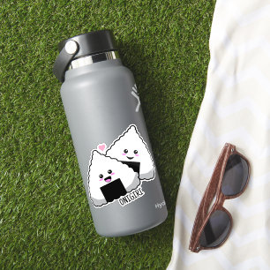 Niedlich Kawaii Onigiri japanisches Essen Aufkleber