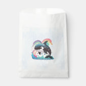 Niedlich Kawaii Orca Killer Whale Rainbows Schmett Geschenktütchen (Vorderseite)