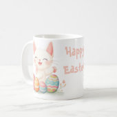 Niedlich Kawaii Osterkatze Tasse - Pastell Kitty O (Vorderseite Links)