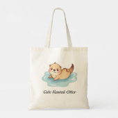 Niedlich Kawaii Otter Tragetasche (Rückseite)
