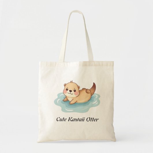 Niedlich Kawaii Otter Tragetasche (Vorne)