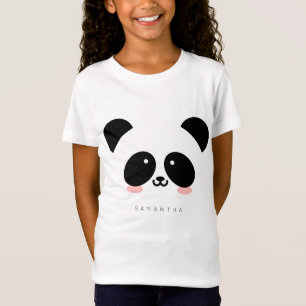 Niedlich Kawaii Panda Name hinzufügen T-Shirt
