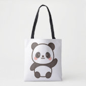 Niedlich Kawaii Panda Tote Bag 🐼 👜 Tasche (Vorderseite)