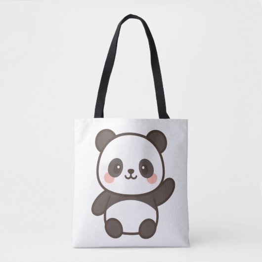 Niedlich Kawaii Panda Tote Bag 🐼 👜 Tasche (Vorderseite)