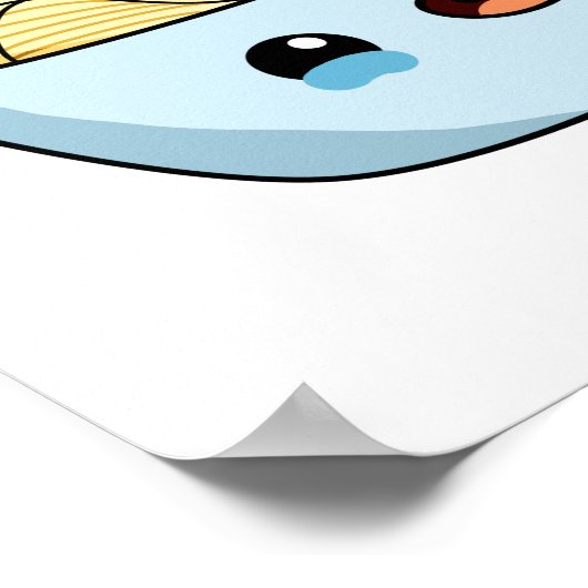 Niedlich Kawaii Pasta Poster (Ecke)