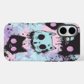 Niedlich Kawaii Pastel Goth Patchwork Creepy Cat Case-Mate iPhone Hülle (Rückseite (Horizontal))