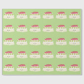 Niedlich Kawaii Pavlova Geschenkpapier (Flach)