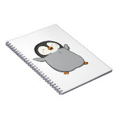 Niedlich Kawaii Penguin Notizblock (Rechte Seite)