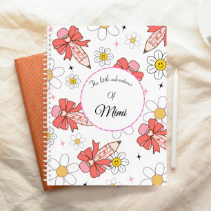 Niedlich Kawaii Personalisiert Kids Name Notebook Notizblock