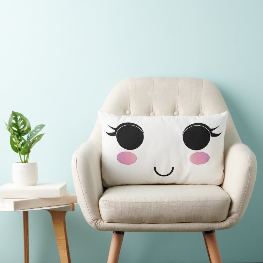 Niedlich Kawaii Pillow Lendenkissen (Stuhl )
