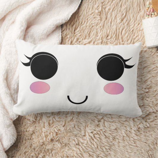 Niedlich Kawaii Pillow Lendenkissen (Decke)