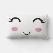 Niedlich Kawaii Pillow Lendenkissen (Rückseite)