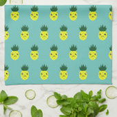 Niedlich Kawaii Pineaple Geschirrtuch (Gefaltet)