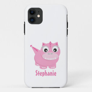 Niedlich Kawaii Pink Dino Case-Mate iPhone Hülle