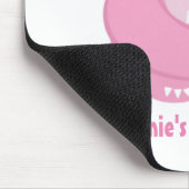 Niedlich Kawaii Pink Dino Mousepad (Ecke)