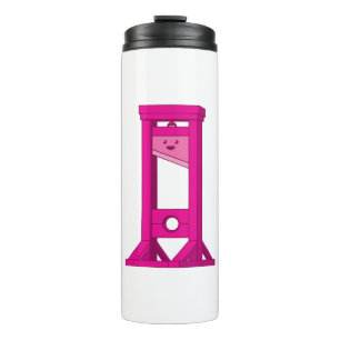 Niedlich Kawaii Pink Guillotine Tumbler Travel Mug Thermosbecher