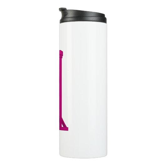 Niedlich Kawaii Pink Guillotine Tumbler Travel Mug Thermosbecher (Nach rechts gedreht)