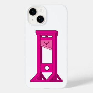 Niedlich Kawaii Pink Guillotine White iPhone 14 Fa Case-Mate iPhone 14 Hülle