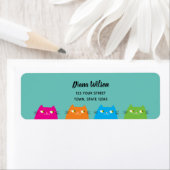 Niedlich Kawaii Pink Rücksendeadresse (Insitu)