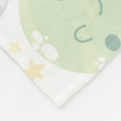 Niedlich Kawaii Planets Stars Baby Milestone Fleecedecke (Ecke)