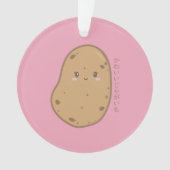 Niedlich Kawaii Potato Japanisch Ornament (Vorderseite)