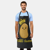 Niedlich Kawaii Potato Queen T - Shirt Schürze (Getragen)