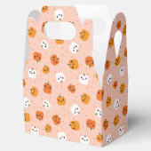 Niedlich Kawaii Pumpkin Faces Pattern Geschenkschachtel (Geöffnet)
