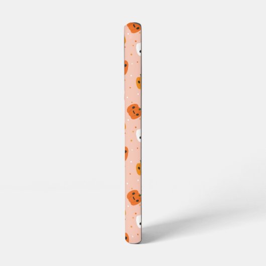 Niedlich Kawaii Pumpkin Faces Pattern Samsung Galaxy Hülle (Linke Seite)