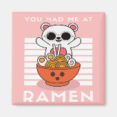 Niedlich Kawaii Ramen Magnet (Vorne)