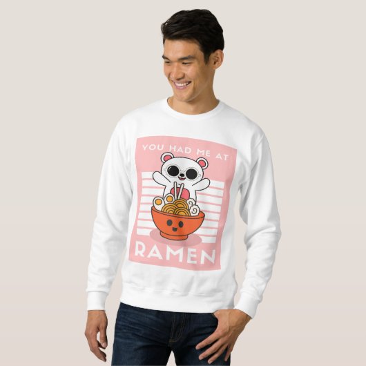 Niedlich Kawaii Ramen Sweatshirt (Vorne ganz)
